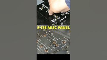 DCS F-15E MISC Panel #shorts #dcs #flightsimulator #arduino