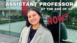 How to become an Assistant Professor at the age of 22 | UGC NET strategy | My personal experience