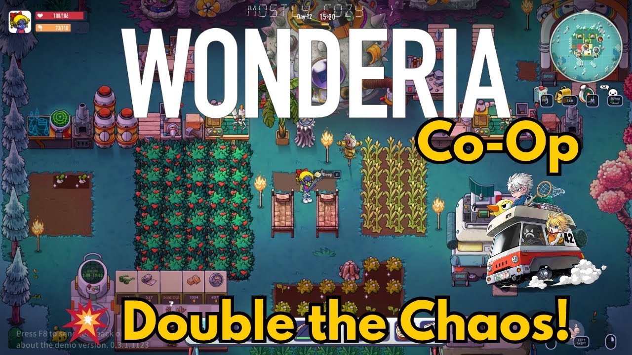 🛸 Wonderia Multiplayer Chaos! Bugs, Quests & Teamwork! 💥 With at