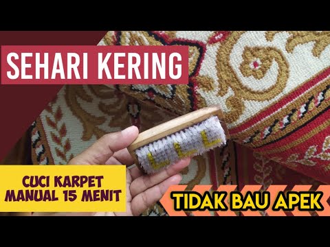 CARA MENCUCI KARPET MANUAL SEHARI KERING