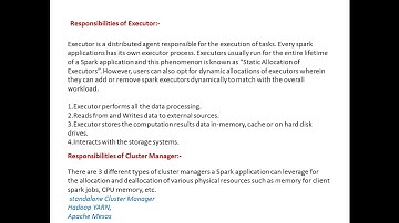 Apache Spark -  Architecture 01 DRIVER,EXECUTOR