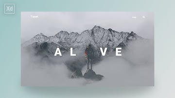Web UI Design - Parallax Animation Tutorial | Adobe XD