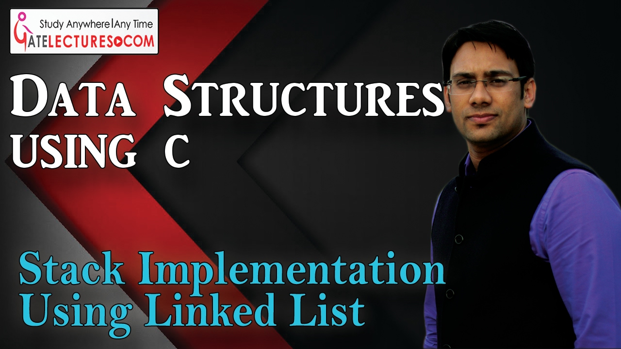 Data Structures using C 77 Stack Implementation Using Linked List - YouTube