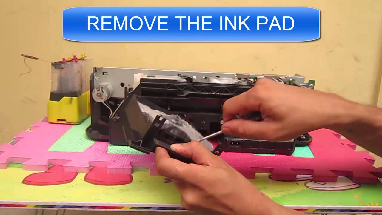 EPSON T13 : REPLACING INKPAD - CLEANING INK PAD [SOLVED] - YouTube