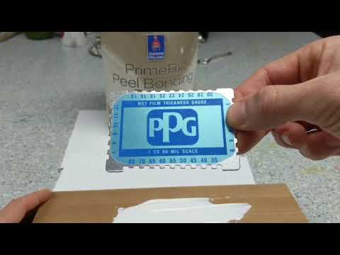 Verifying Paint Thickness with a Mil Gauge