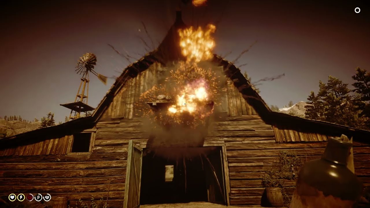 RDR2 16 Brutal Dynamite Explosions Cinematic Kill Cams @ Hanging Dog Ranch