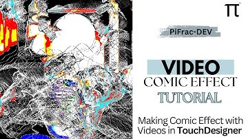 Video Comic Effect with Feedback Loop - TOUCHDESIGNER Tutorial