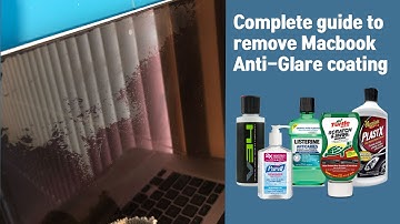 Macbook Pro Staingate! | How to remove anti glare coating completely