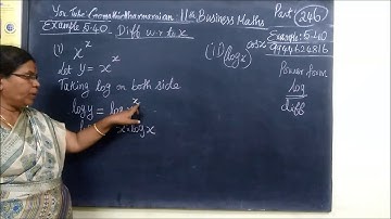 11th B-Maths [Part-247] Exle-5.40-i Diff calculus Gomathi dharmarajan