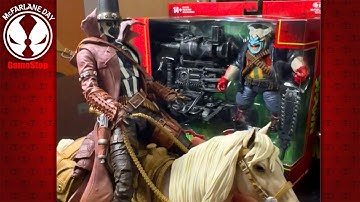 Todd McFarlane Presents | McFarlane Day @ GameStop | Gunslinger Spawn w/ Horse & The Clown (Bloody)