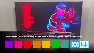 Predator 2018 Reprint Australian Blu-Ray Menu Walkthrough