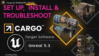 Kitbash 3D | CARGO | Unreal Engine 5.3 | Set up, Install & troubleshoot