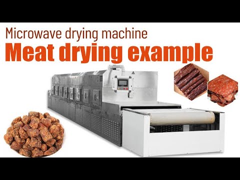 How to Make Dried Meat by Microwave Meat Dryer Machine