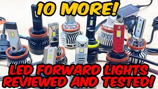 Review and Lux Testing 10 MORE LED Headlights - Benebolt, Sealight, Zuzzee and More