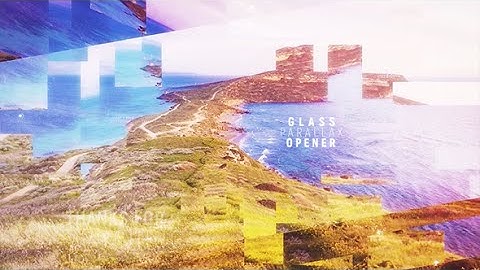 Glass Parallax Slideshow (After Effects template)