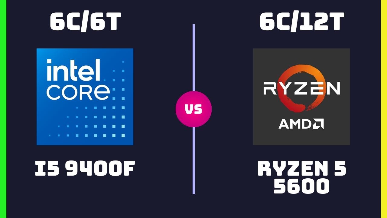 vs intel i5 9400f ryzen is better than i5