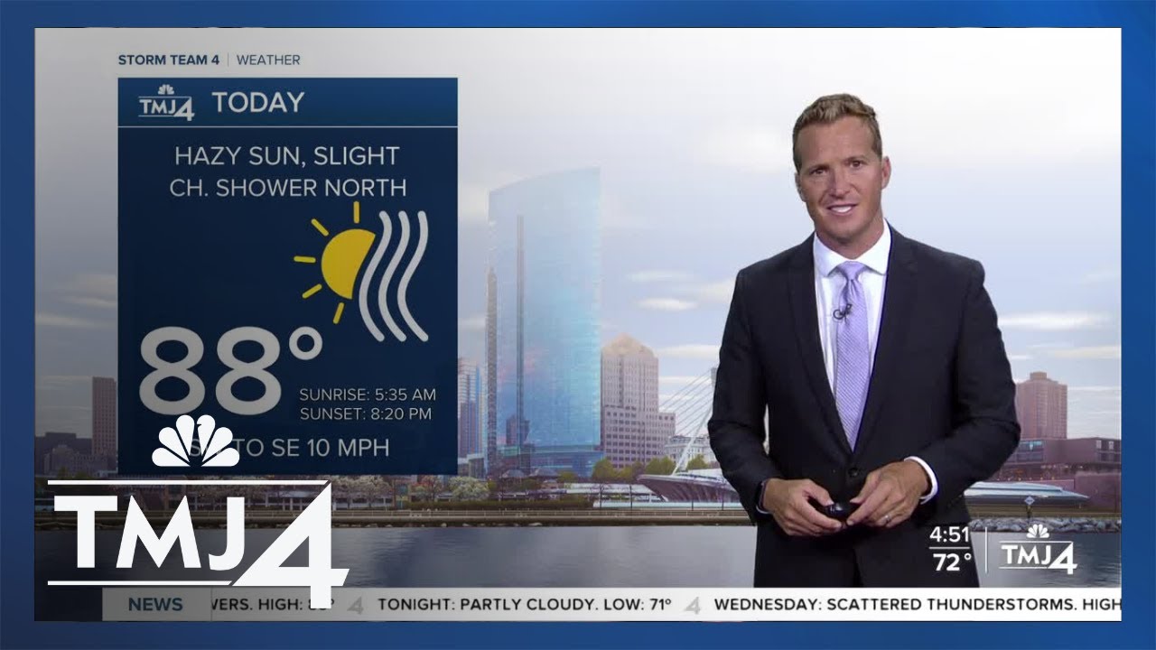 Smoky conditions to improve Tuesday as temperatures heat up - YouTube