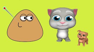 Pou y el gato que habla - Pou conoce a el gato Bob. screenshot 1