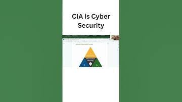 CIA is Cyber Security | Hidden Secret Behind Every Hack