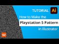 How to make the Playstation 5 case pattern in Illustrator (using plugins)