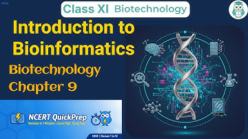 Introduction to Bioinformatics | Class 11 Biotechnology Chapter 9 | CBSE NCERT | Quick Revision