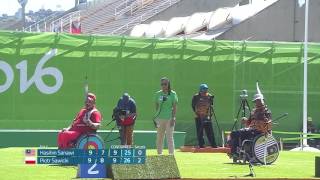 Men's Individual Recurve Open 1/16 - Sanawi v Sawicki - Rio 2016 Paralympics screenshot 4