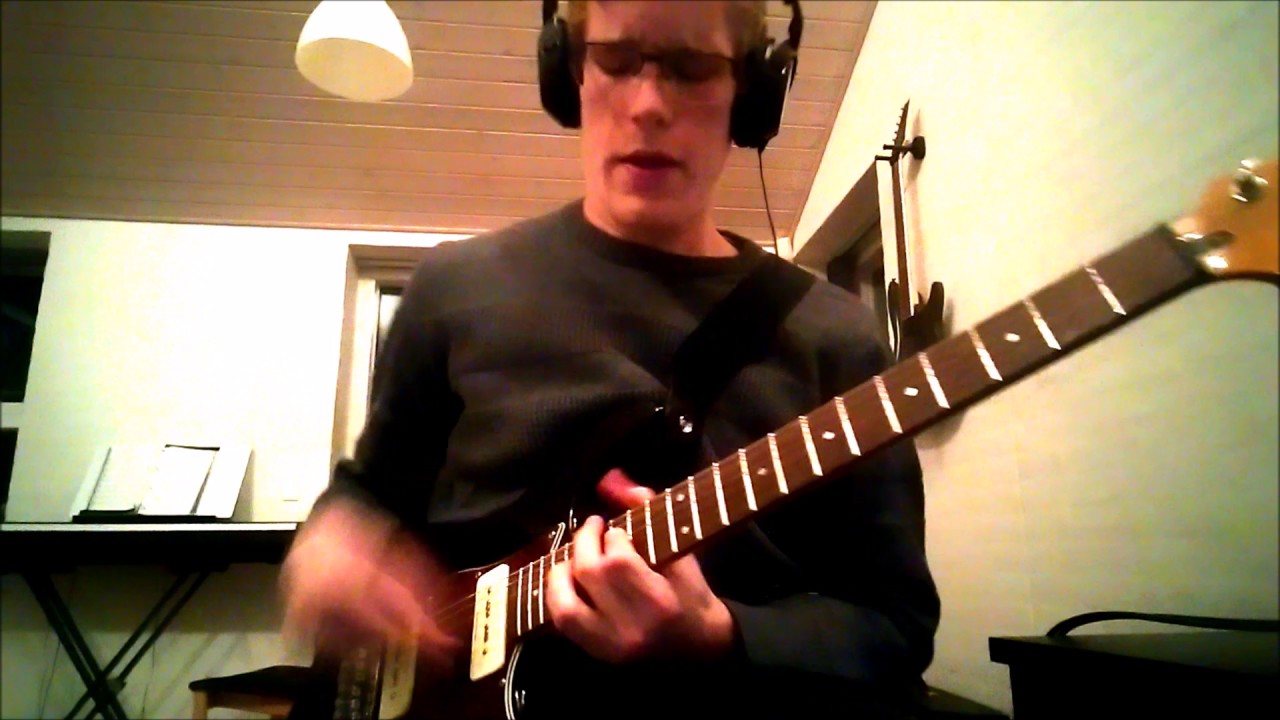 Lars Pedersen - Improvising Hard Rock Guitar Solo - Joe Satriani Style F major Backing Track
