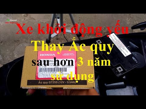 Thay Ắc-quy mới cho Wave S100 sau nhiều lần sạc rời, bình không cầm điện #JTL Channel