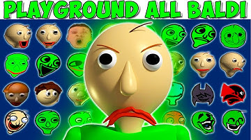 FNF Character Test | Gameplay VS My Playground | ALL Baldi