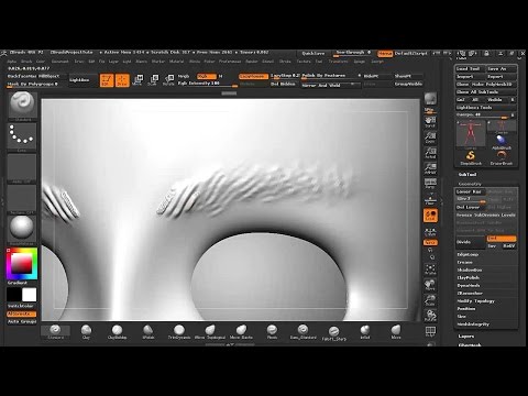 polipaint in zbrush tutorial en español