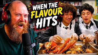 British High Schoolers try Seafood Boil for the first time! Aussie Reacts To Jolly