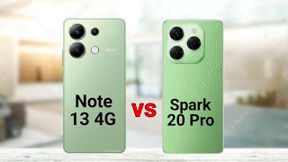Redmi Note 13 4G vs Tecno Spark 20 Pro