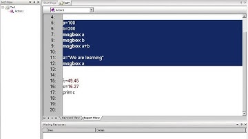 VB scripting QTP Training Video Tutorial Part 1