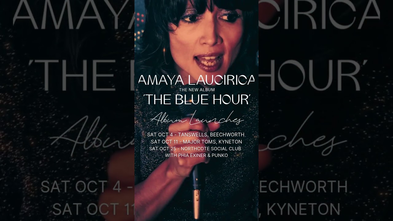 Amaya Laucirica - The Blue Hour Album Launch Dates