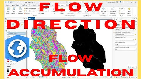 Flow Direction and Flow Accumulation in ArcGIS Pro using DEM
