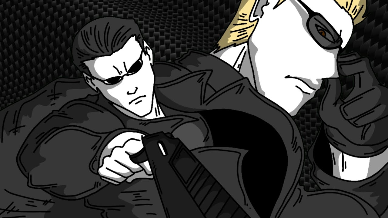 Neo (The Matrix) VS Albert Wesker (Resident Evil) - Flipaclip Animation