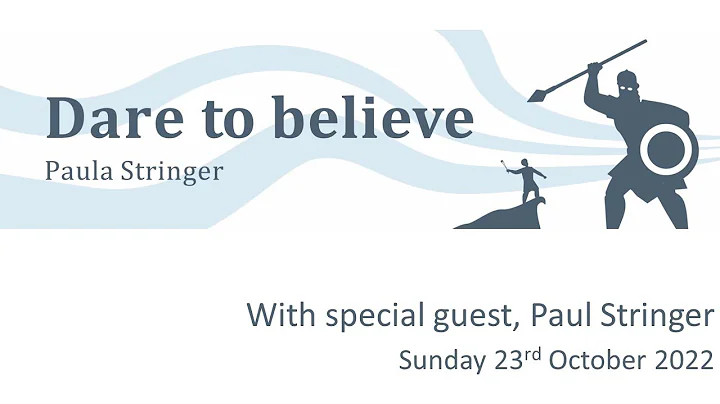 DARE TO BELIEVE: Paula Stringer