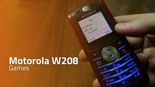 Motorola W208 - Games