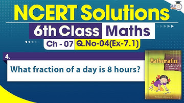 NCERT Solutions Class 6 Maths Chapter 7 Exercise 7.1 Question No. 4 | Fractions