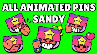 Sandy Pins (Animated) | Brawl Stars | Green Screen