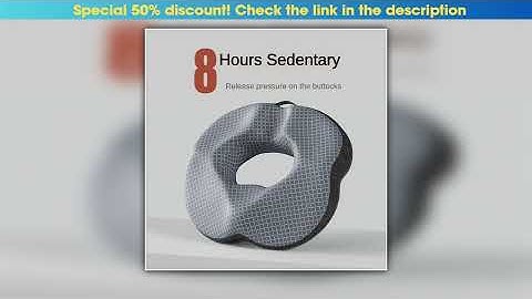 Donut Pillow Hemorrhoid Seat Cushion Tailbone Coccyx Orthopedic Medical Seat Prostate Chair for