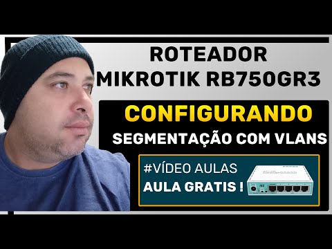 ROTEADOR MIKROTIK RB750GR3 - SEGMENTAÇÃO COM VLAN PARA CONECTAR PONTOS DE ACESSO UNIFI #VLAN #UNIFI