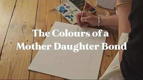 The Colours of a Mother-Daughter Bond - A Painting...