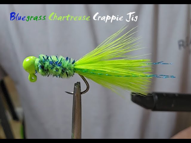 Bluegrass Chartreuse Crappie Jig 