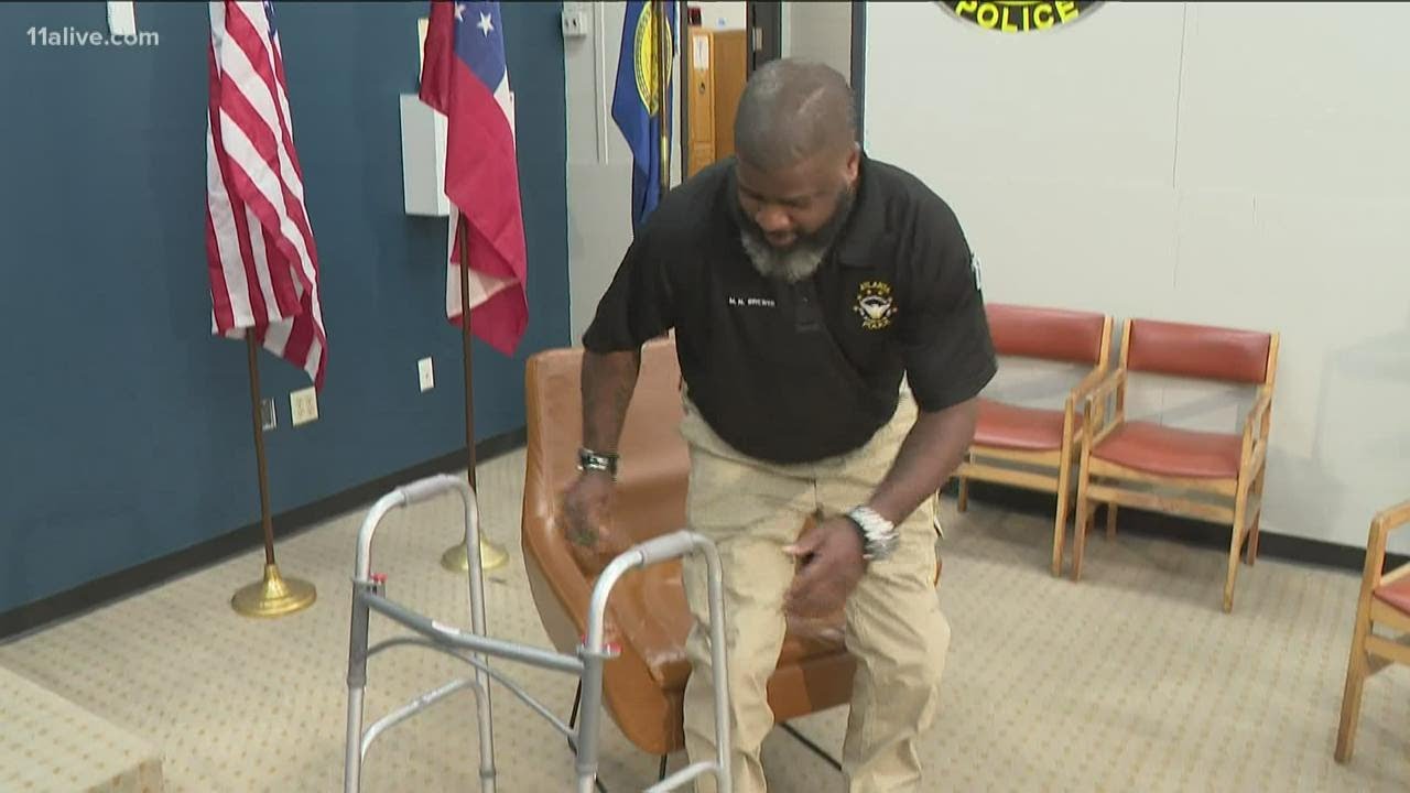 Atlanta officer describes recovery year after being hit by ATV after ...