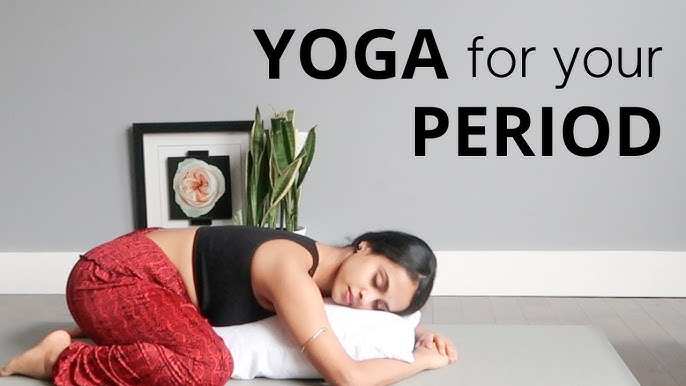 15 Min Period Yoga for Menstrual Cramps Relief (All Levels Yoga) 