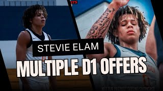 See why Stevie Elam holds multiple D1 offers 📸