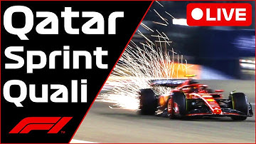 🔴F1 LIVE - Qatar GP SPRINT QUALI - Commentary + Live Timing