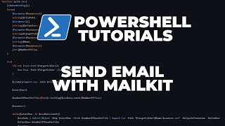 powershell tutorials : send an email using mailkit