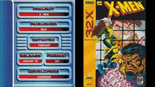 X-Men | Sega 32X | Later Prototype (Screenshots)